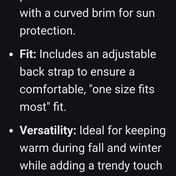 Anthropologie Teddy Sherpa Corduroy Baseball Cap Hat. Two Tone Brown. Size OS - Picture 7 of 7